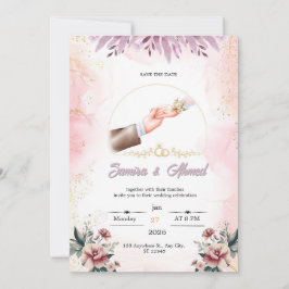 Hochzeitseinladung feiertagskarte