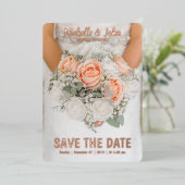 Hochzeitseinladung Film decken elegant Folieneinladung (Stehend vorne)