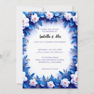Hochzeitseinladung Floral Einladung