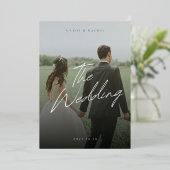Hochzeitseinladung Folieneinladung (Stehend vorne)