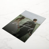 Hochzeitseinladung Folieneinladung (Gedreht)