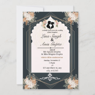 Hochzeitseinladung Freude der Liebe Save The Date