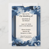 Hochzeitseinladung für dramatische Ozeanwellen Einladung (Vorderseite)