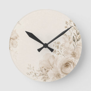 Hochzeitseinladung für moderne europäische Veranst Runde Wanduhr