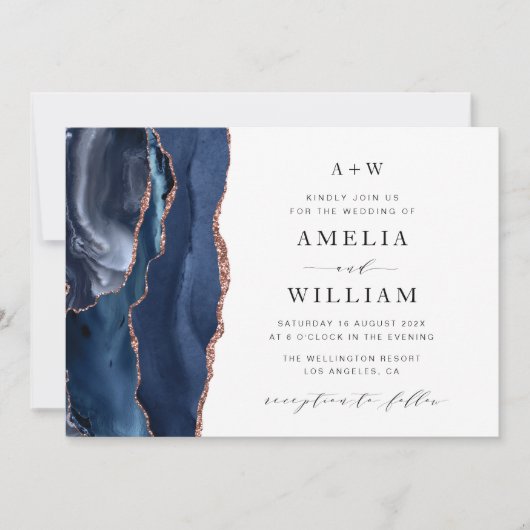 Hochzeitseinladung für Schiffe und Rose Einladung (Vorderseite)