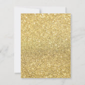 Hochzeitseinladung - Goldener Glam Einladung (Rückseite)