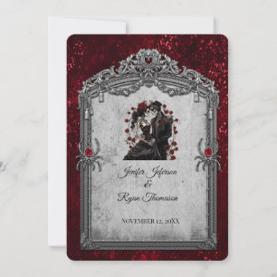 Hochzeitseinladung Halloween Einladung