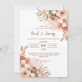 Hochzeitseinladung Herbstorn Einladung