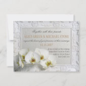 Hochzeitseinladung im eleganten Stil Einladung (Vorderseite)