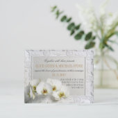 Hochzeitseinladung im eleganten Stil Einladung (Stehend Vorderseite)