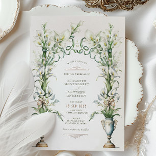 Hochzeitseinladung im viktorianischen Stil mit Cal Einladung