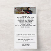 Hochzeitseinladung in einem all in one einladung (Innen Boden)