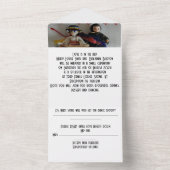 Hochzeitseinladung in einem all in one einladung (Innen Boden)