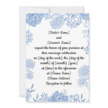 Hochzeitseinladung individuell anpassbar vor und z