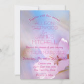 Hochzeitseinladung Kirschblüte anpassbar Einladung (Vorderseite)