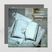 Hochzeitseinladung Klassisches Design Einladung (Vorne/Hinten)