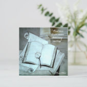 Hochzeitseinladung Klassisches Design Einladung (Stehend Vorderseite)