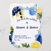 Hochzeitseinladung La Dolce Vita Einladung (Vorne/Hinten)