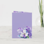 Hochzeitseinladung Lavendel farbenfroh Einladung (Rückseite)