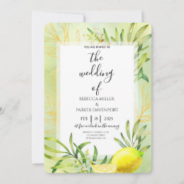 Hochzeitseinladung Lemon Grove Romance Einladung