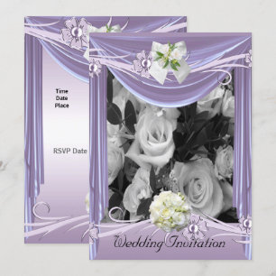 Hochzeitseinladung Lilac Mauve Floral Einladung