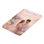 Hochzeitseinladung Magnet (Linke Seite)
