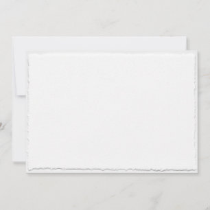 Hochzeitseinladung mit falschem, zerrissenem Deckl Einladung