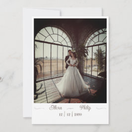 Hochzeitseinladung mit Foto Einladung