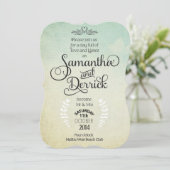 Hochzeitseinladung mit Gedicht Einladung (Stehend Vorderseite)