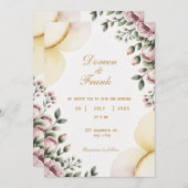 Hochzeitseinladung Mit Liebe Einladung (Vorne/Hinten)