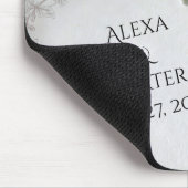 Hochzeitseinladung mit Maiglöckchenstrauß Mousepad (Ecke)