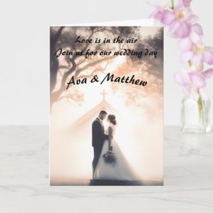 Hochzeitseinladung mit Stil und Eleganz Karte