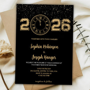 Hochzeitseinladung Neujahrsfeier Einladung