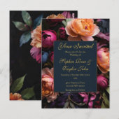 Hochzeitseinladung Postkarte (Vorne/Hinten)