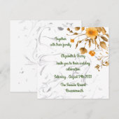 Hochzeitseinladung Save The Date (Vorne/Hinten)
