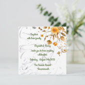 Hochzeitseinladung Save The Date (Stehend Vorderseite)