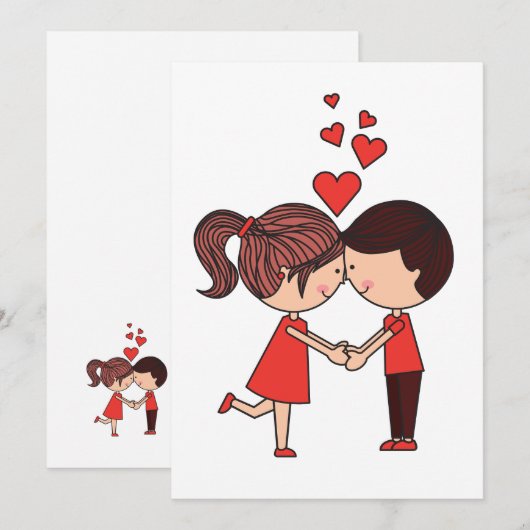 Hochzeitseinladung save the date (Vorne/Hinten)