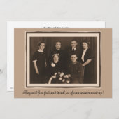 Hochzeitseinladung Spaß lustiger Sondertext Einladung (Vorne/Hinten)