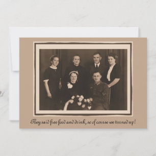 Hochzeitseinladung Spaß lustiger Sondertext Einladung