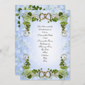 Hochzeitseinladung Spring Hydrangeas Einladung (Vorne/Hinten)