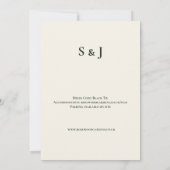 Hochzeitseinladung Sunset Celtic Thistle Einladung (Rückseite)