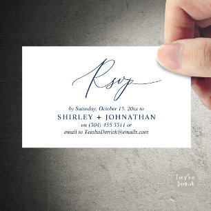 Hochzeitseinladung UAWG, moderne romantische Erinn Begleitkarte