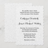 Hochzeitseinladung unter der Leitung von Bride's E Einladung (Vorne/Hinten)