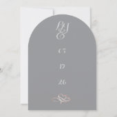 Hochzeitseinladung Until Forever-Brittney Einladung (Rückseite)
