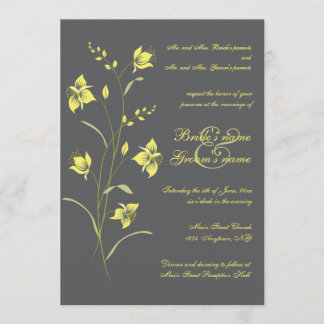 Hochzeitseinladung Vintage Lily Einladung