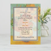 Hochzeitseinladung von Braut- und Bräutigam-Eltern Einladung (Stehend Vorderseite)