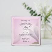 Hochzeitseinladung von Eltern von Braut und Bräuti Einladung (Stehend Vorderseite)