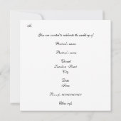 Hochzeitseinladung von Gay, Pastel Pinguins Einladung (Rückseite)