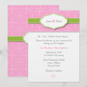 Hochzeitseinladung von Lissabon und Siegel Einladung (Vorne/Hinten)