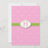 Hochzeitseinladung von Lissabon und Siegel Einladung (Rückseite)